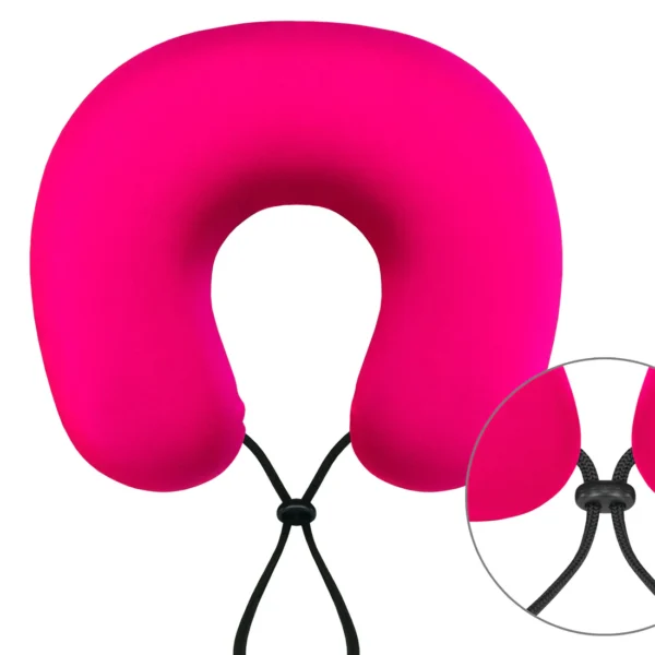 Travesseiro de Pescoço p/ Viagem Médio Cor Rosa - Imagem 2