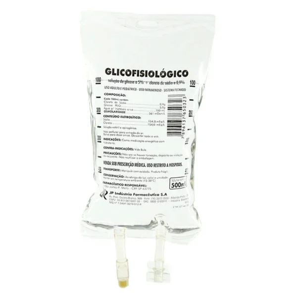 Glicofisiológico Glicose 5% + Cloreto 0,9% 250ml