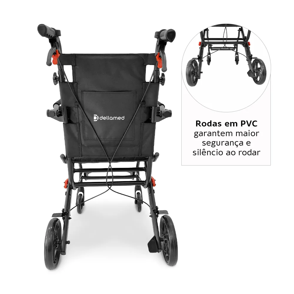 Cadeira de Transporte D90 até 100 Kg Dellamed - Imagem 2